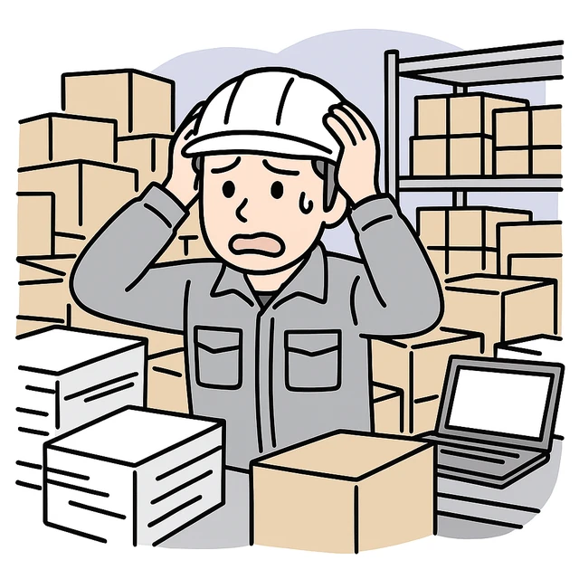 倉庫スペースが逼迫